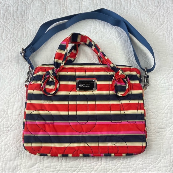 NEW Marc Jacobs nylon laptop computer bag-commuter case 13 inch - Picture 9 of 15